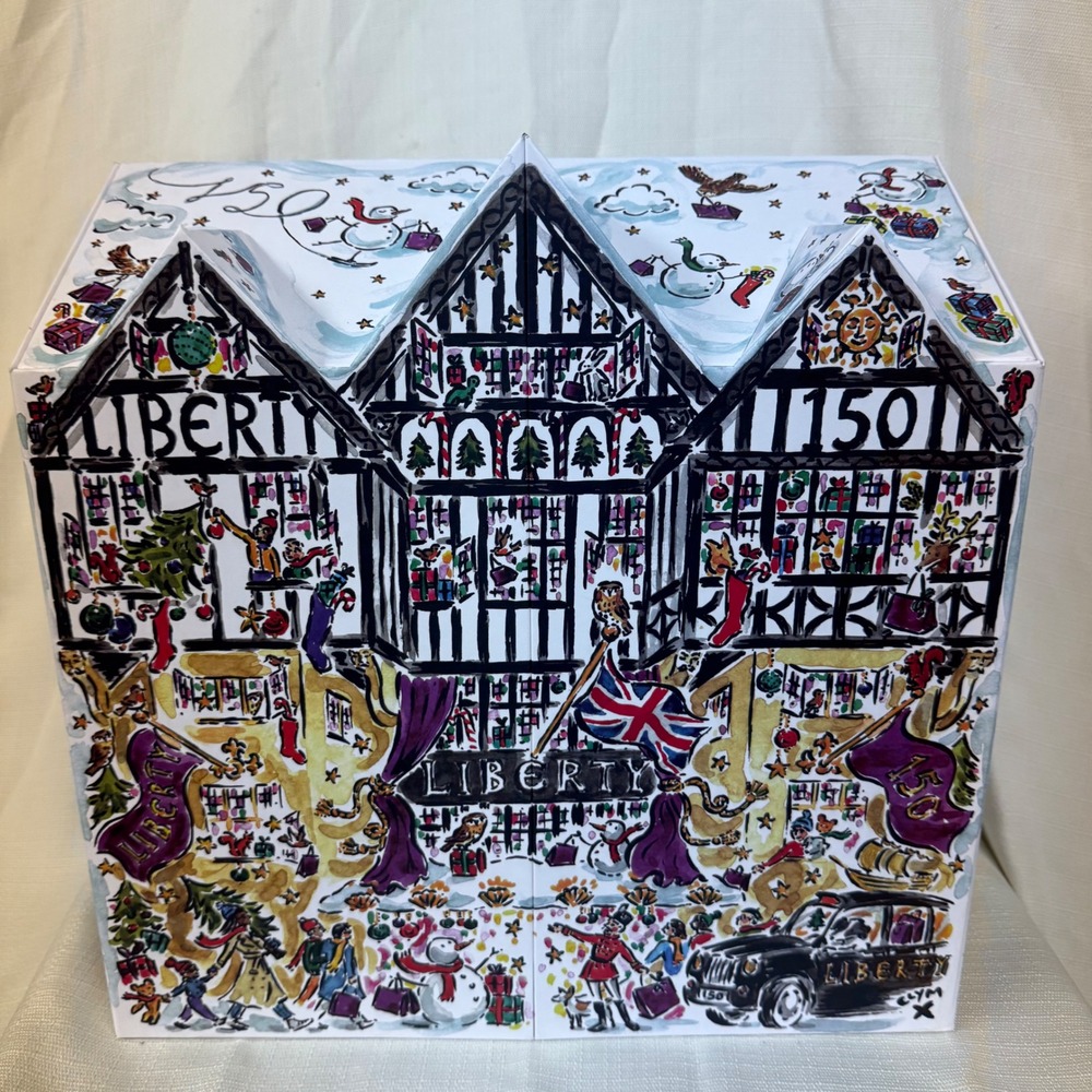 Liberty London 150th Anniversary Beauty Advent Calendar EMPTY Keepsake Box